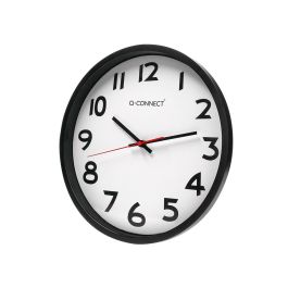 Reloj Q-Connect De Pared Plastico Oficina Redondo 34 cm Marco Negro Reloj Q-Connect De Pared Plastico Oficina Redondo 34 cm Marco Negro