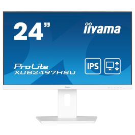 iiyama ProLite XUB2497HSU-W2 Monitor 23.8 Pulgadas Full HD IPS 1ms 100Hz HDMI DisplayPort USB VESA Altura Ajustable Blanco