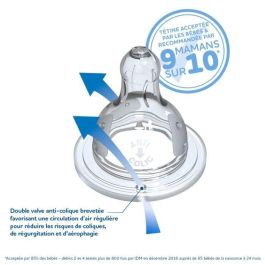 Dodie Tetina Supernova Redonda 3 Velocidades +6 Meses Cuello Ancho Silicona Flujo 4 Líquidos Espesos Anti-cólico Pack 2 Dodie Tetina Supernova Redonda 3 Velocidades +6 Meses Cuello Ancho Silicona Flujo 4 Líquidos Espesos Anti-cólico Pack 2