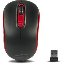 Speedlink Ratón Inalámbrico Óptico Ceptica 1600 DPI Ambidextro Negro/Rojo para Oficina