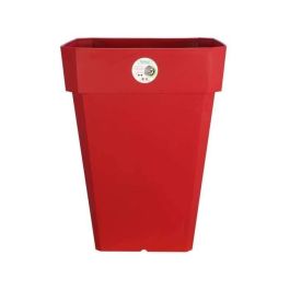 RIVIERA Maceta de plástico Soleilla cuadrada 39x39x53cm - 49l - Rojo RIVIERA Maceta de plástico Soleilla cuadrada 39x39x53cm - 49l - Rojo