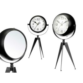 Reloj Forja Esfera Ovalada Espejo Negro 32 cm - Giftdecor (4 Unidades) Precio: 89.49999982. SKU: B1E85QVYA3