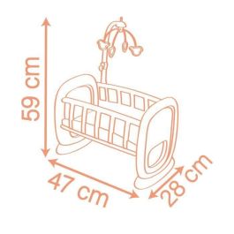 Smoby SMO3032162203903 - Cuna BN con barras para bebés, a partir de 18 meses