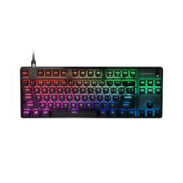 SteelSeries Apex 9 TKL Teclado Gaming Óptico USA, Interruptores OptiPoint, Sin Teclado Numérico, 64847