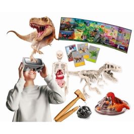 Clementoni CLE8005125527366 Kit de Ciencia y Juegos La Historia de la Vida en la Tierra con Realidad Virtual y Más de 50 Experimentos