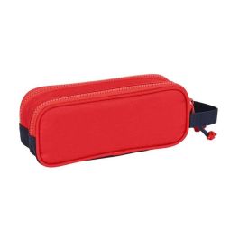 Estuche Escolar RFEF Rojo Azul (21 x 8 x 6 cm)