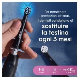 Oral-B ORA8700216778602 Cepillos Recambios iO Gentle Care Pack de 8 - Negro