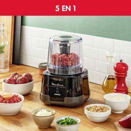 Picadora Moulinex DP810855 1000 W 550 ml Negro Titanio Picadora Moulinex DP810855 1000 W 550 ml Negro Titanio
