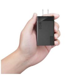 Lenovo Adaptador de Viaje 65W USB-C AC con 4 Enchufes Intercambiables (US, EU, AU, UK) 1.8m Negro para Dispositivos USB-C