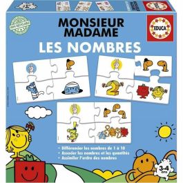 Educa 8412668195981 Juego de aprendizaje Monsieur Madame Números