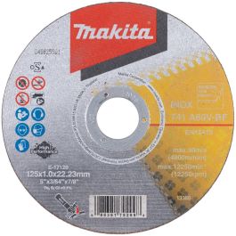 Makita E-17120-12 Disco de corte recto para Metal y Acero Inoxidable 125x1.0mm, 12 piezas Precio: 40.49999954. SKU: B1EVD6XCCH