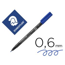 Rotulador Staedtler Lumocolor Retroproyeccion Punta De Fibrapermanente 318-3 Azul Punta Fina Redonda 0.6 mm 10 unidades Precio: 13.89000019. SKU: S8422871