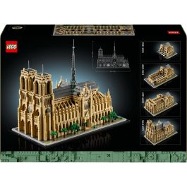 LEGO Architecture Notre-Dame de Paris 21061 Juego de Construcción para Adultos con 4383 Piezas