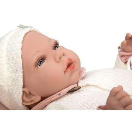 Muñecas Arias Muñeca Elegance 40 cm Andie con Capazo Cambiador (Muñeco con Peso) en Español