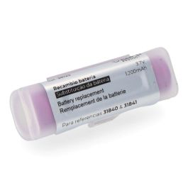 Edm Batería Recambio Litio 3.7V Recargable para 31840, 31841 Ø1.97x6.5cm