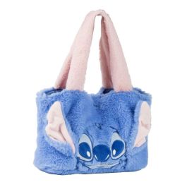 Cerdá Bolsa shopping peluche Stitch 30 x 37 x 8 cm Azul