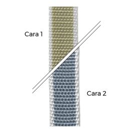 Cambesa Cinta de persiana reversible 08 gris/beige 22 mm x 6 m Nylon