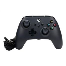 Power A 1519265-01 Mando con Cable para Xbox Series X/S, Xbox One y PC, Negro - Cable USB Extraíble 3m, Motores de Vibración