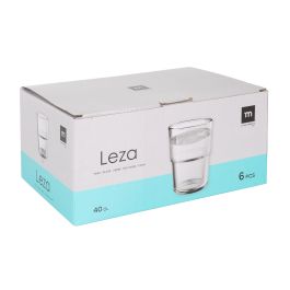 La Mediterranea Set 6 Vasos Leza 400 ml (8 Cajas)