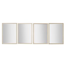 Espejo Scandi DKD Home Decor Blanco Beige 2 x 97 x 70 cm (4 Unidades) Precio: 119.59000031. SKU: B189HWM6S5