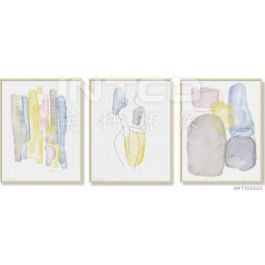 DKD Home Decor Cuadro Decorativo Abstracto Estilo Urban Amarillo y Gris Set 3 Unidades en Ps y Cristal 3 x 73 x 53 cm Precio: 39.72672. SKU: B1C4SK7AD5