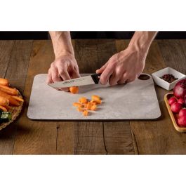Arcos Cuchillo de Cocina Serie Universal 150 mm Acero Nitrum Tecnología Bactiproof Silver Mango Negro