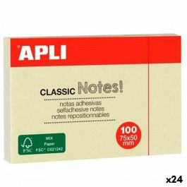 Notas Adhesivas Apli CLASSIC Amarillo 75 x 50 mm 12 Piezas (24 Unidades) Notas Adhesivas Apli CLASSIC Amarillo 75 x 50 mm 12 Piezas (24 Unidades) Precio: 92.9900004. SKU: B1525SLV7Y