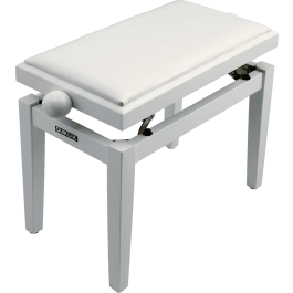 QUIKLOK Banqueta Piano Deluxe PB100 Madera Blanca Mate Imitación Cuero Ajustable Precio: 80.50000046. SKU: B145KAMD5C