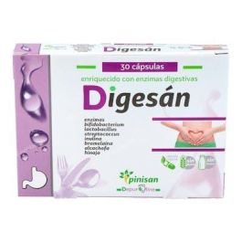PINISAN Digesan 30 Cápsulas con Enzimas Digestivas para un Funcionamiento Digestivo Óptimo y Efecto Pre y Probiótico Precio: 13.4999997. SKU: B137CXKYZX
