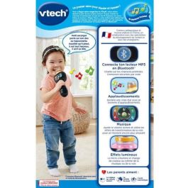 VTech Super Micro Magia'Fun - Micrófono con Magic'voice y Bluetooth para Niños 2-5 Años