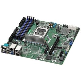 ASRock Mainboard EC266D4U micro-ATX Socket 1700 DDR5 - Placa Base para Servidor