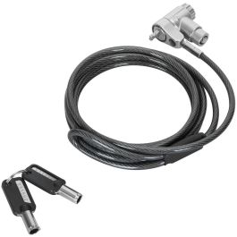 Targus ASP95MKGLX-25 Candado de Llave para Portátil, 2 m, Acero Galvanizado, Paquete de 25 Unidades