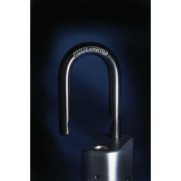 ABUS Touch 57/45 Candado biométrico de huella dactilar para exterior, resistente a la intemperie, zinc de acero/acero endurecido para cobertizo