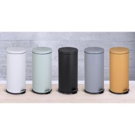 MOVIMIENTO DE COCINA Pedal Kitchen Bin URBAN 30L - Black Steel MOVIMIENTO DE COCINA Pedal Kitchen Bin URBAN 30L - Black Steel