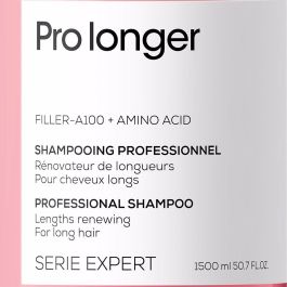 L'Oreal Champú Pro Longer para Cabello Largo 1500ml con Tecnología Co-Emulsion para Mayor Grosor y Brillo