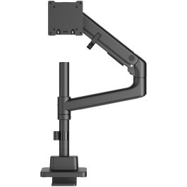 Digitus DA-70824 Soporte para Monitor Único, Abrazadera, 27 kg, hasta 57 pulgadas, Negro
