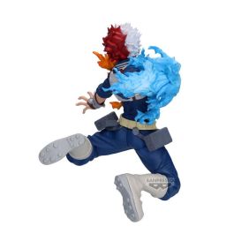 Banpresto BP29374P Figura Shoto Todoroki My Hero Academia Maximatic 17cm con Poder Dual Hielo y Fuego Pre-Pintada