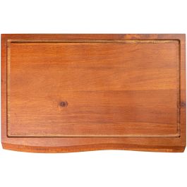 Style De Vie STY8720039620216 Tabla de cortar de Acacia antideslizante con ranura y asa - 50 x 35 x 3 cm