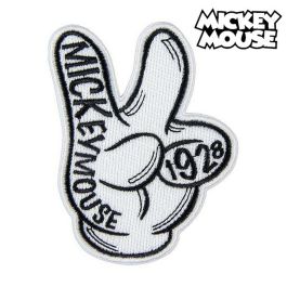 Parche Mickey Mouse Blanco 9,5 x 14,5 cm