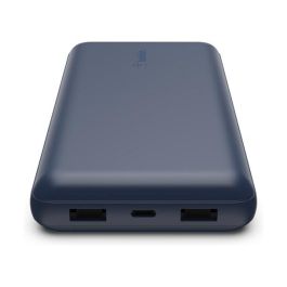 Belkin Power Bank Qi 20K mAh, 2 USB-A y 1 USB-C, Azul