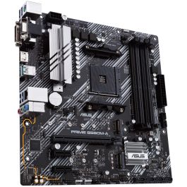Asus 90MB14I0-M0EAYC Placa Base Prime B550M-A/CSM Micro ATX Socket AM4 para AMD Ryzen, PCIe 4.0, Dual M.2, USB 3.2, Aura Sync