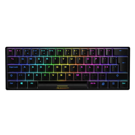 Sharkoon SGK50 S4 Teclado Mecánico para Gaming, 60%, USB, QWERTY Portugués, Negro Precio: 73.68999946. SKU: S5614408
