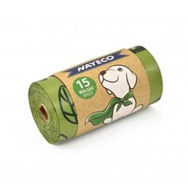 Nayeco Bolsas Higienicas De Lavanda Caja 8 Rollos Bolsas Biodegradables Para Mascotas