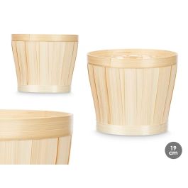 Cubre Macetas Redondo Bambu 19Cm Ibergarden (24 Unidades) Precio: 62.89000047. SKU: B1843SCC83