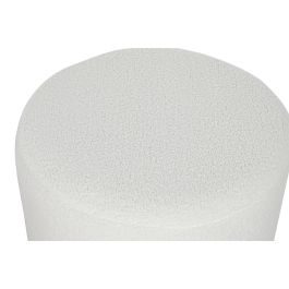 DKD Home Decor Butaca Moderno Blanco Verde 76x82x74 cm Set de 2 Madera Poliester