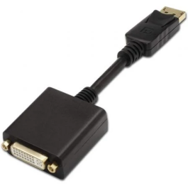 Aisens Conversor Displayport a DVI DP-M - DVI A-H Negro 15 cm