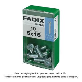 Caja s 10 unid. tornillo metrica cp m 5x16mm fadix Precio: 2.50000036. SKU: S7913695