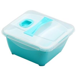 Cook Concept Fiambrera Take Away Con Plato Y Cubiertos Colores Surtidos