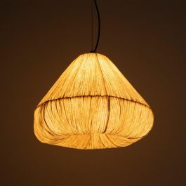 Lámpara Techo Beige Papel-Metal 49 X 49 X 40 cm