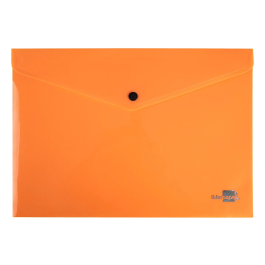 Liderpapel Dossier Broche Polipropileno Din A4 Naranja Fluor Opaco 50 Hojas